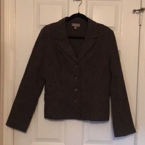 LADIES JACKET - TEXTURED DARK GREEN